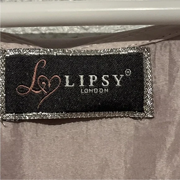 LIPSY Ombre 100% Silk Satin Baby Doll Mini Dress Rare Party Casual - Picture 4 of 9